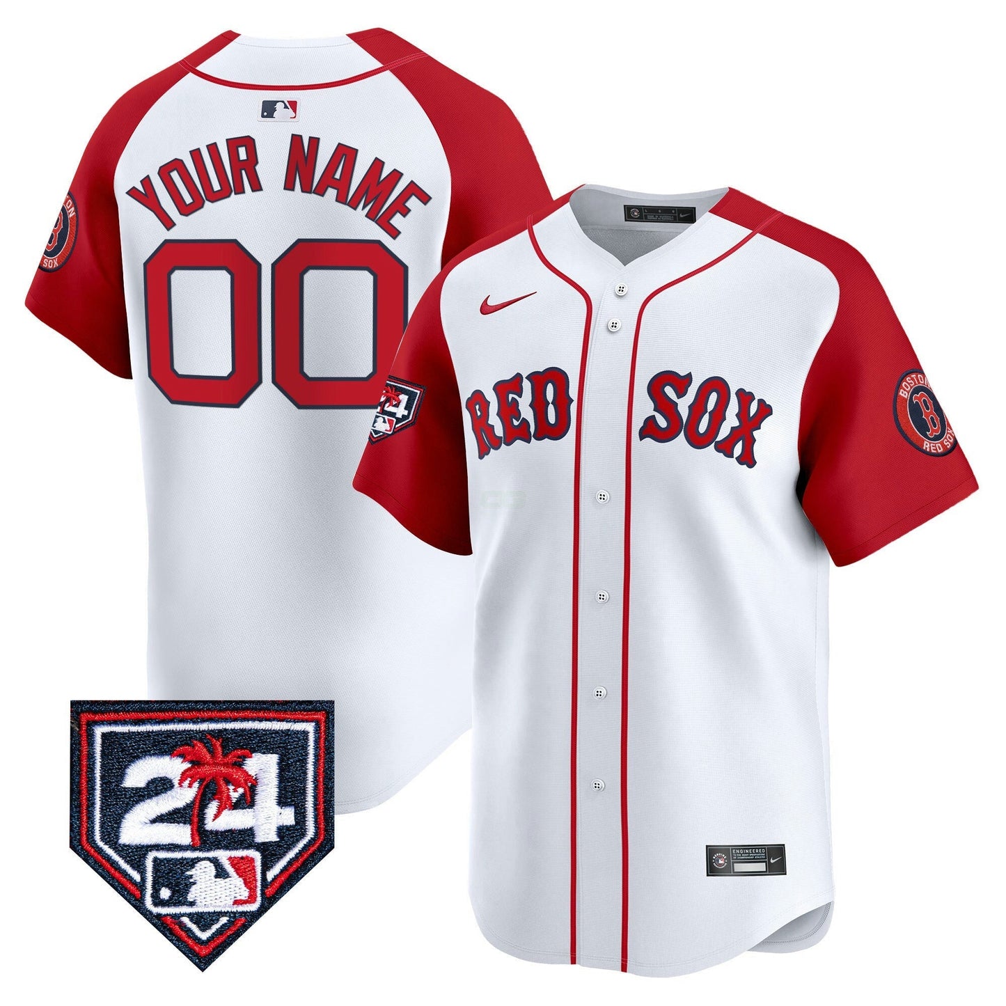 Camisa MLB Boston 2024 Spring Training Patch Vapor Premier Limited Jersey