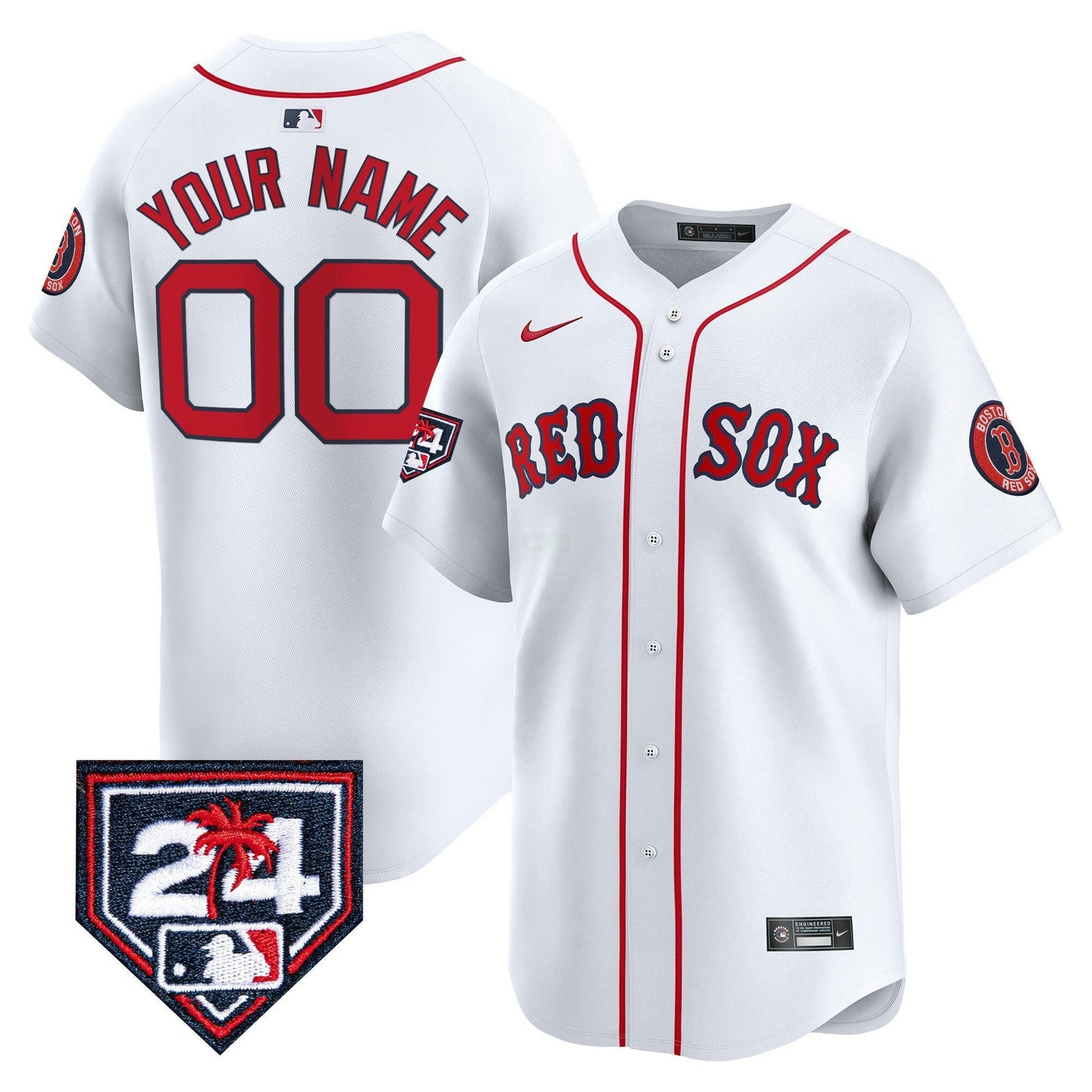 Camisa MLB Boston 2024 Spring Training Patch Vapor Premier Limited Jersey