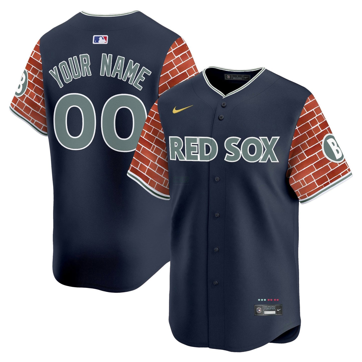 Camisa MLB Boston 2025 Fenway Red Brick Style Vapor Premier Limited Jersey – Stitched