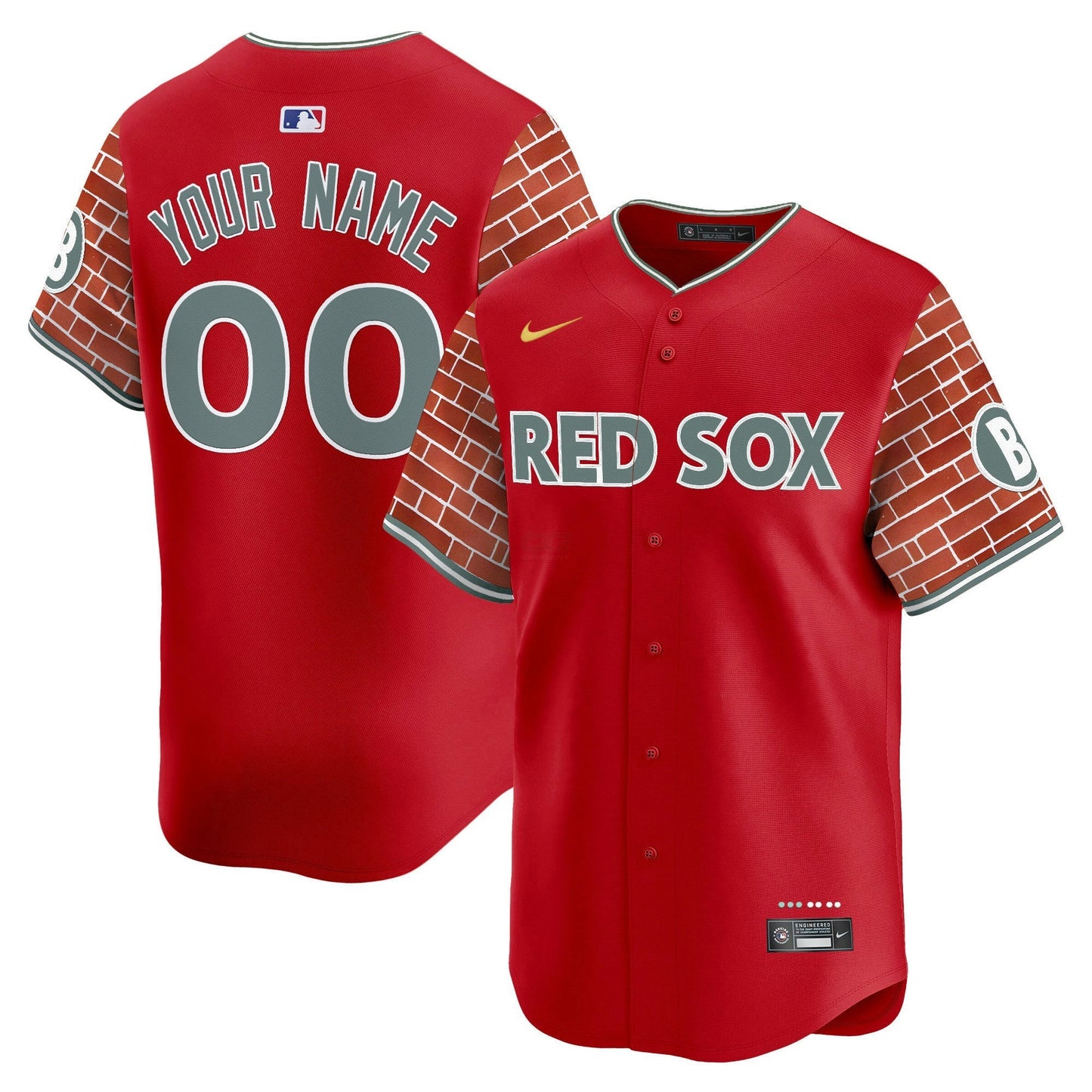 Camisa MLB Boston 2025 Fenway Red Brick Style Vapor Premier Limited Jersey – Stitched