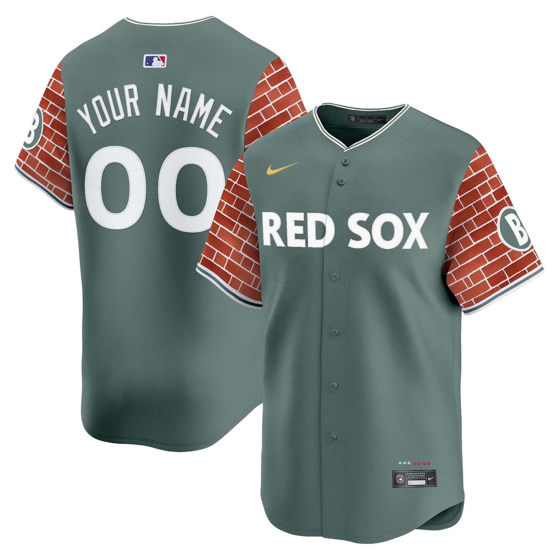 Camisa MLB Boston 2025 Fenway Red Brick Style Vapor Premier Limited Jersey – Stitched