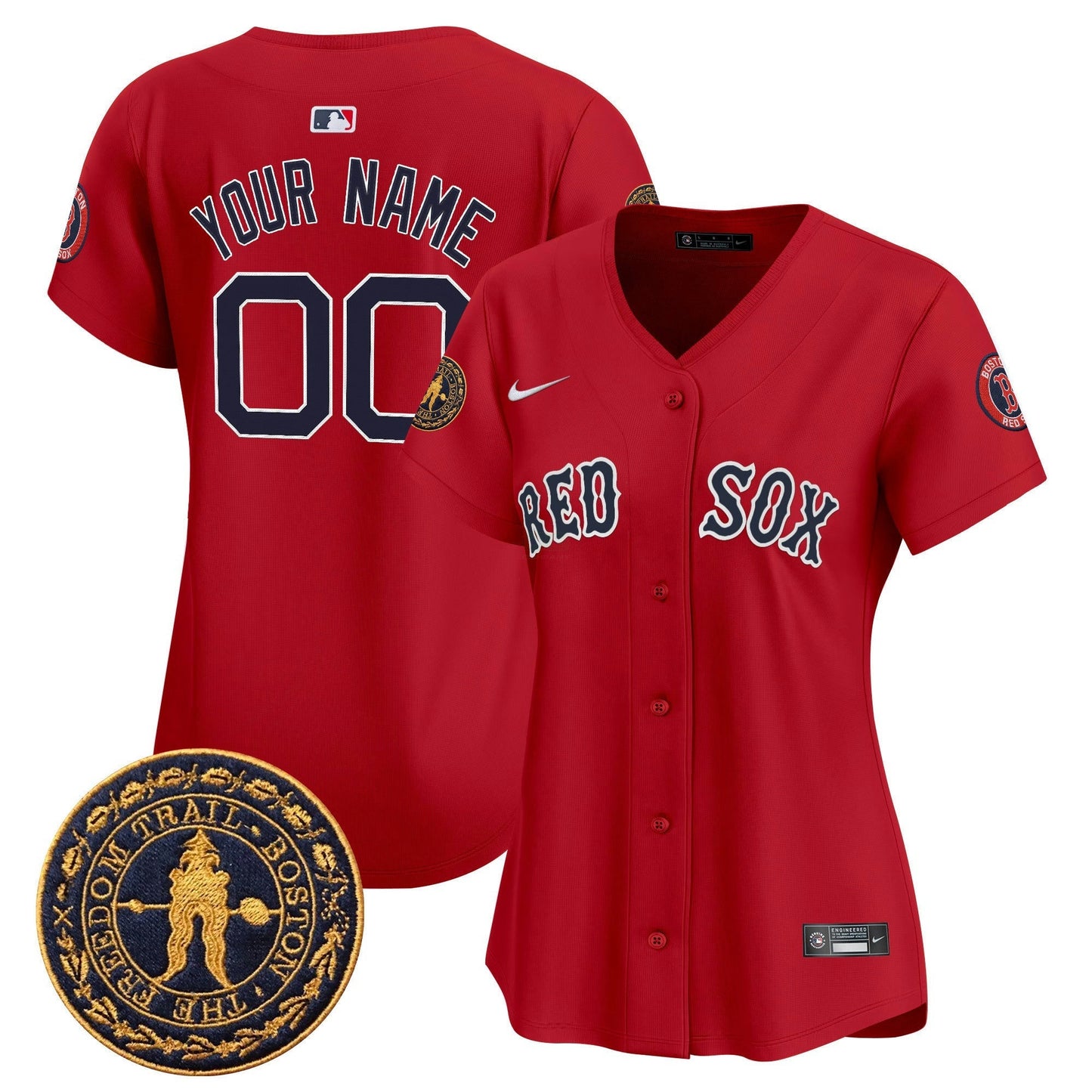 Camisa MLB Boston Freedom Trail Patch Vapor Premier Limited Jersey