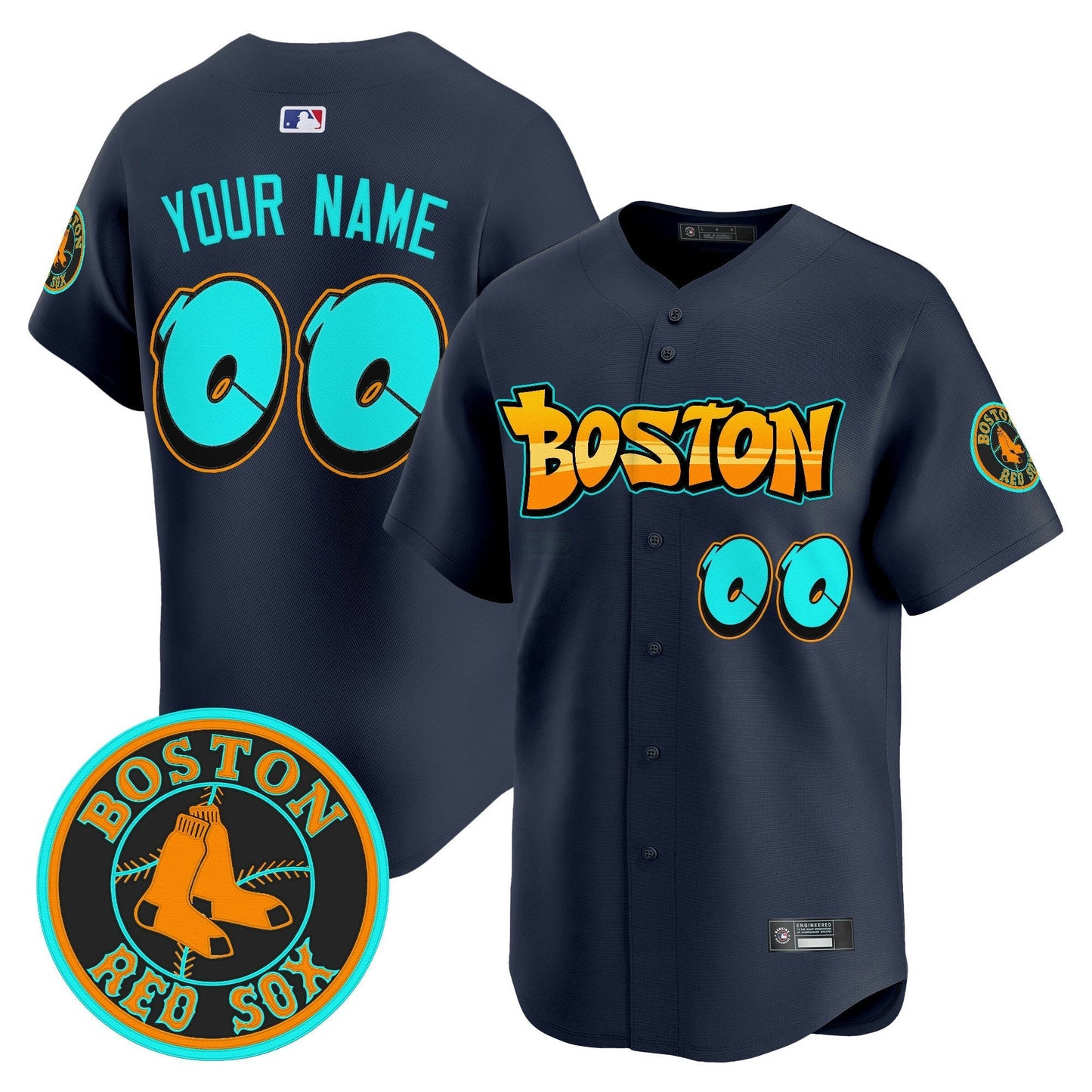 Camisa MLB Boston ‘Graffiti Streetstyle Edition’ Vapor Premier Limited Jersey