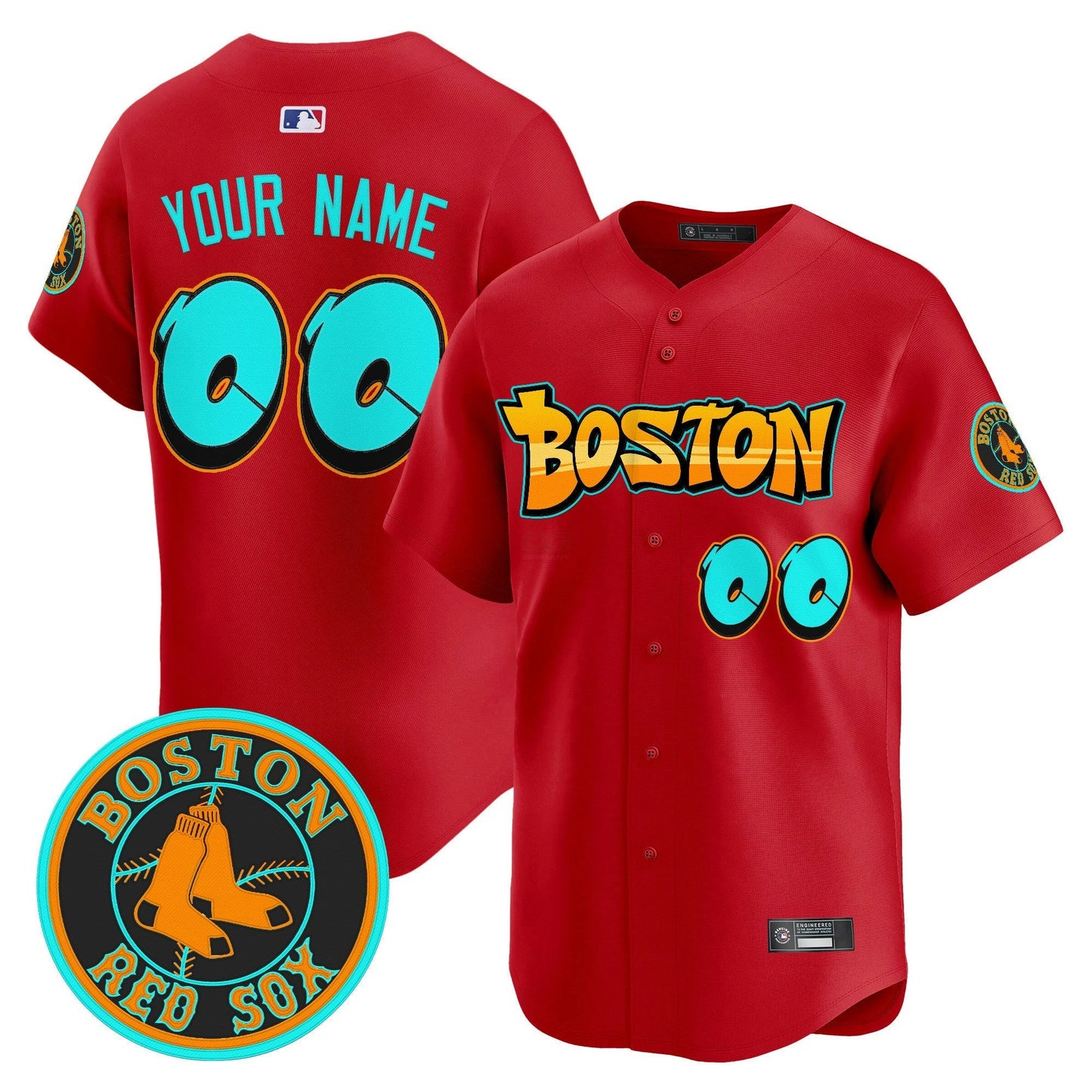 Camisa MLB Boston ‘Graffiti Streetstyle Edition’ Vapor Premier Limited Jersey