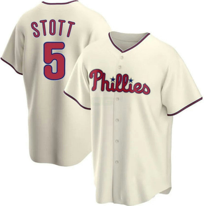Camisa MLB Bryson Stott Philadelphia White Jersey - Ryan Howard