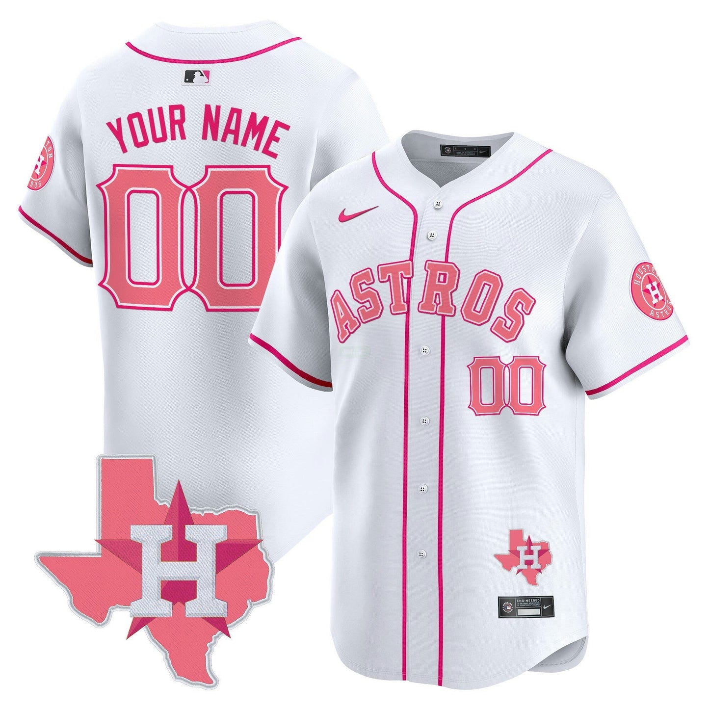 Camisa MLB Bubblegum Pink Vapor Premier Limited Jersey V2