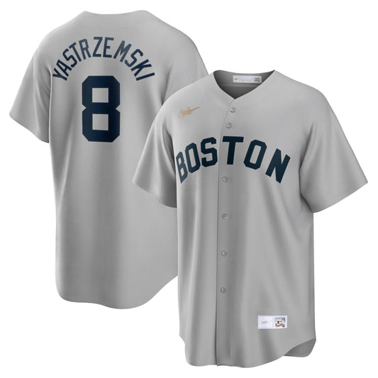 Camisa MLB Carl Yastrzemski Boston Gray Jersey - Cool