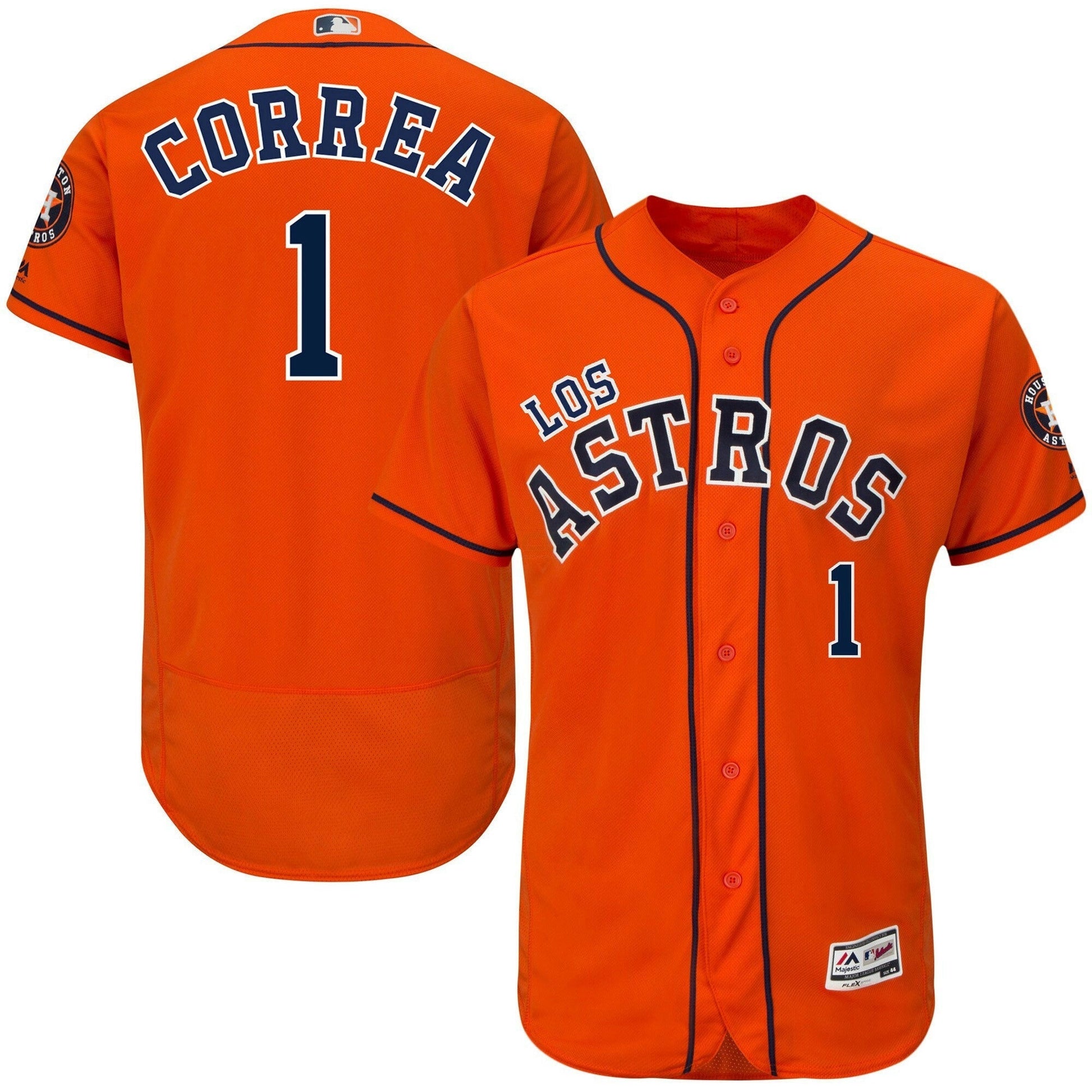 Camisa MLB Carlos Correa Los Orange Jersey - Laranja