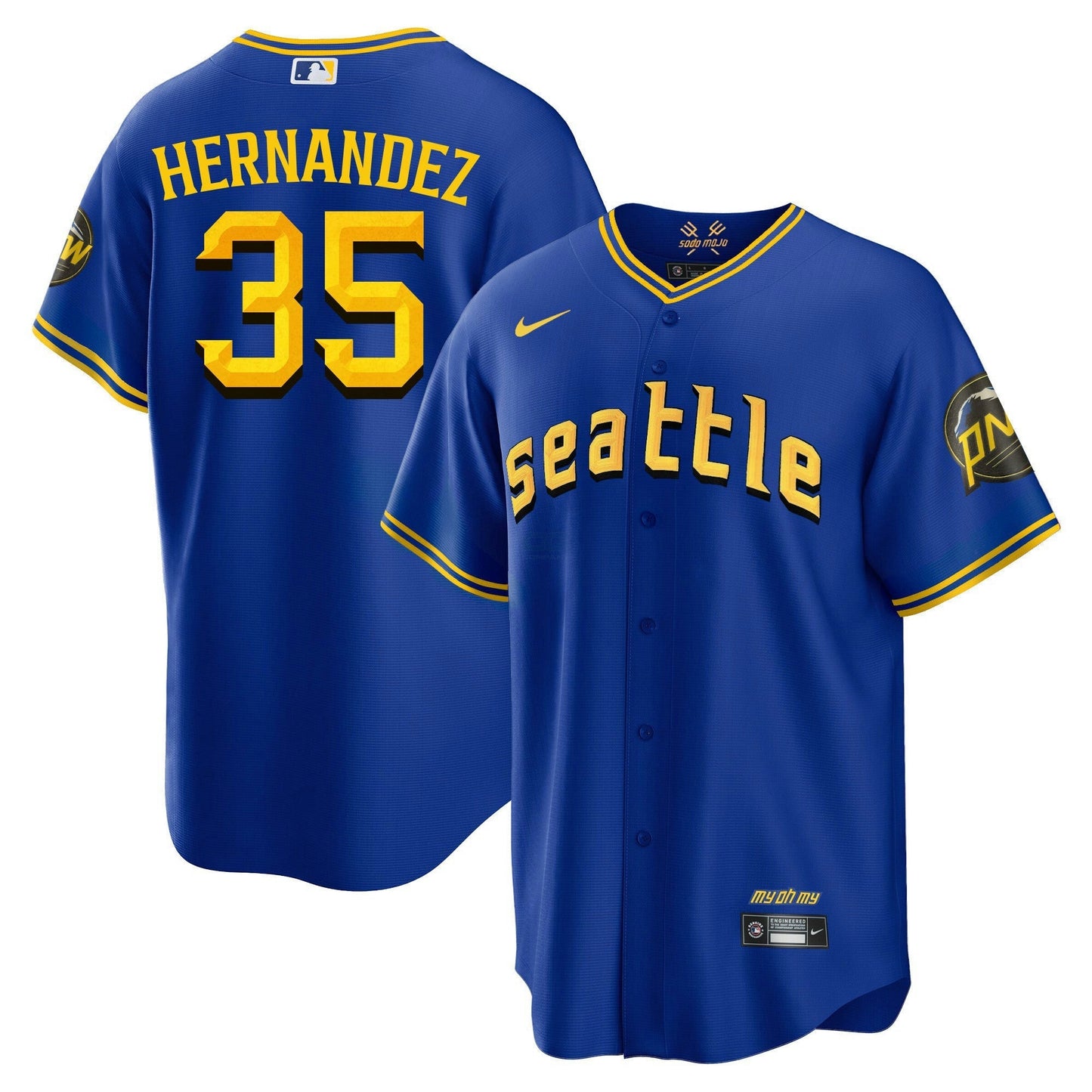 Camisa MLB Seattle Mariners CC Fan Made Edition Jersey