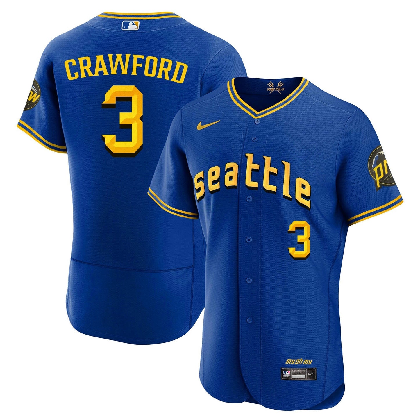 Camisa MLB Seattle Mariners CC Fan Made Edition Jersey