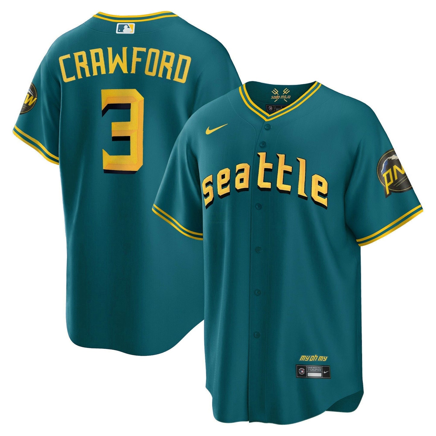 Camisa MLB Seattle Mariners CC Jersey