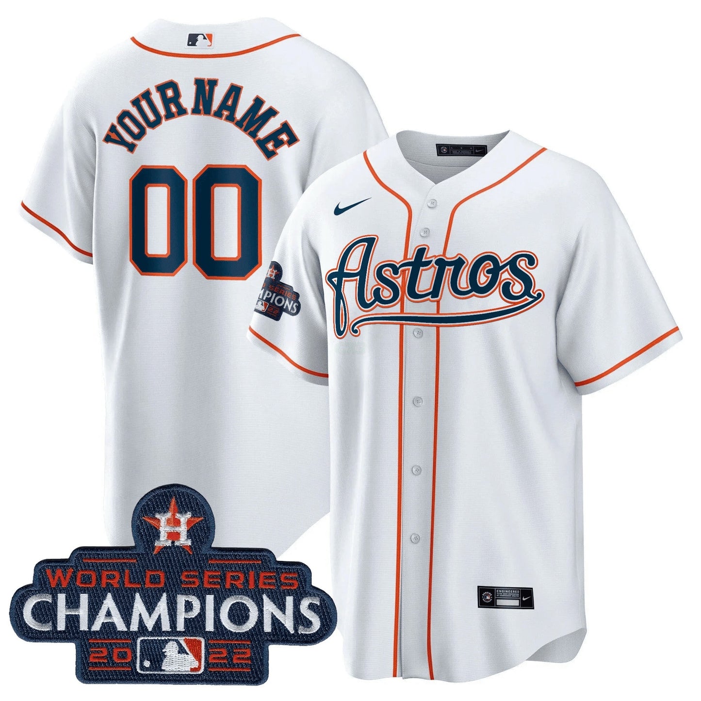 Camisa MLB Champions & Throwback Patch Dourada Jersey V2