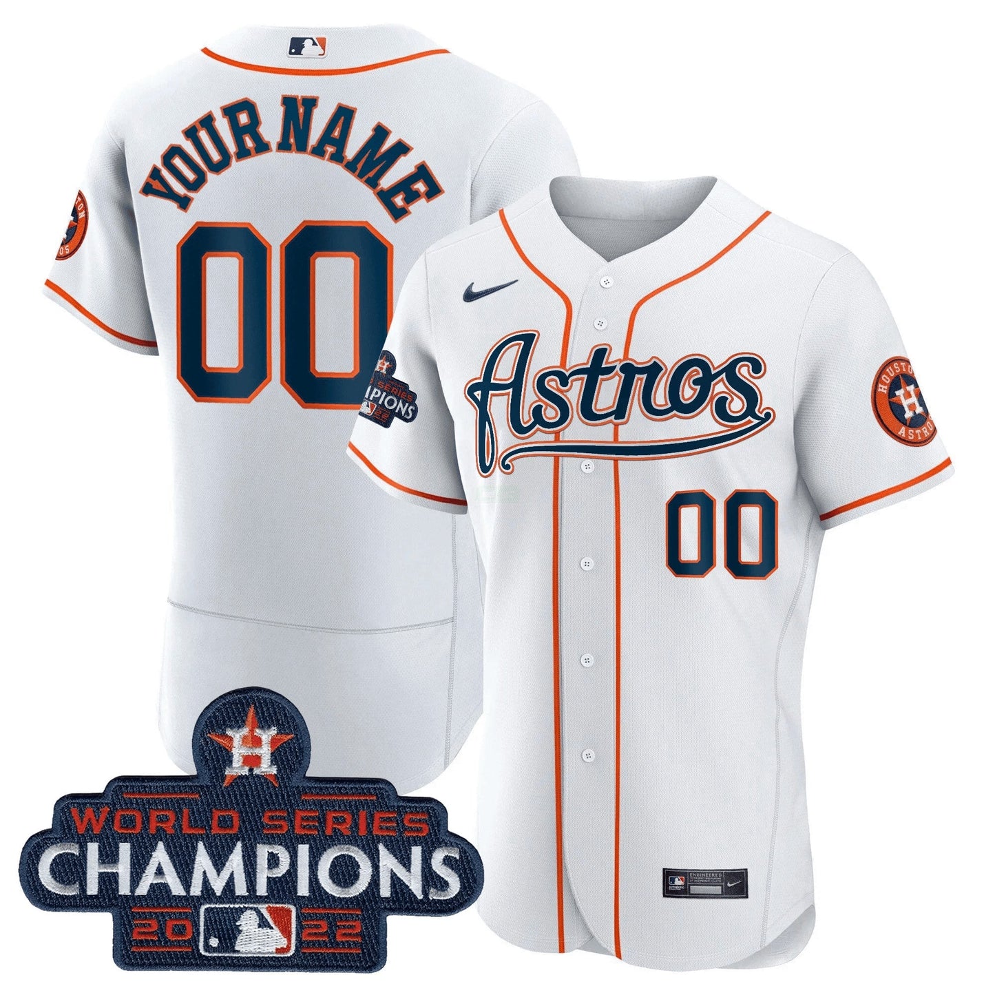 Camisa MLB Champions & Throwback Patch Dourada Jersey V2