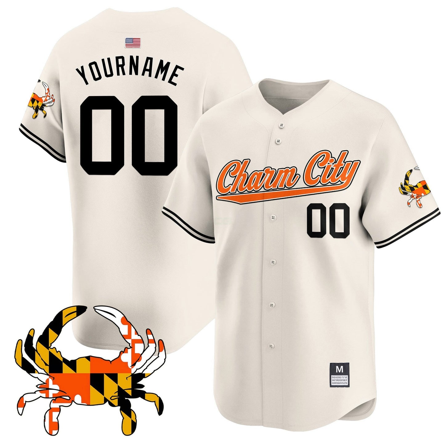 Camisa MLB Baltimore Orioles Charm City Vapor Premier Limited Jersey