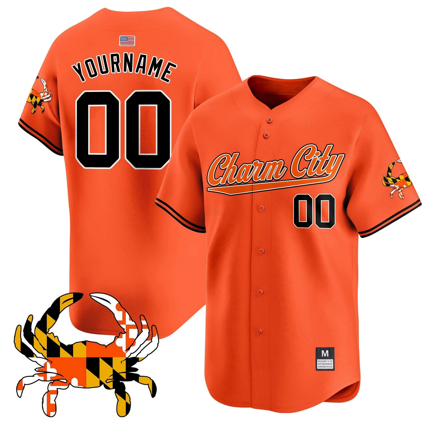 Camisa MLB Baltimore Orioles Charm City Vapor Premier Limited Jersey