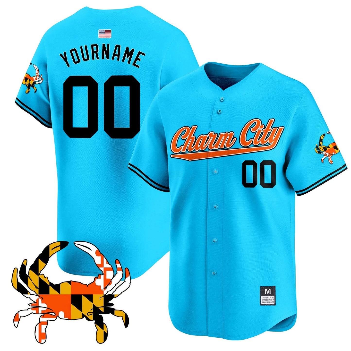 Camisa MLB Baltimore Orioles Charm City Vapor Premier Limited Jersey