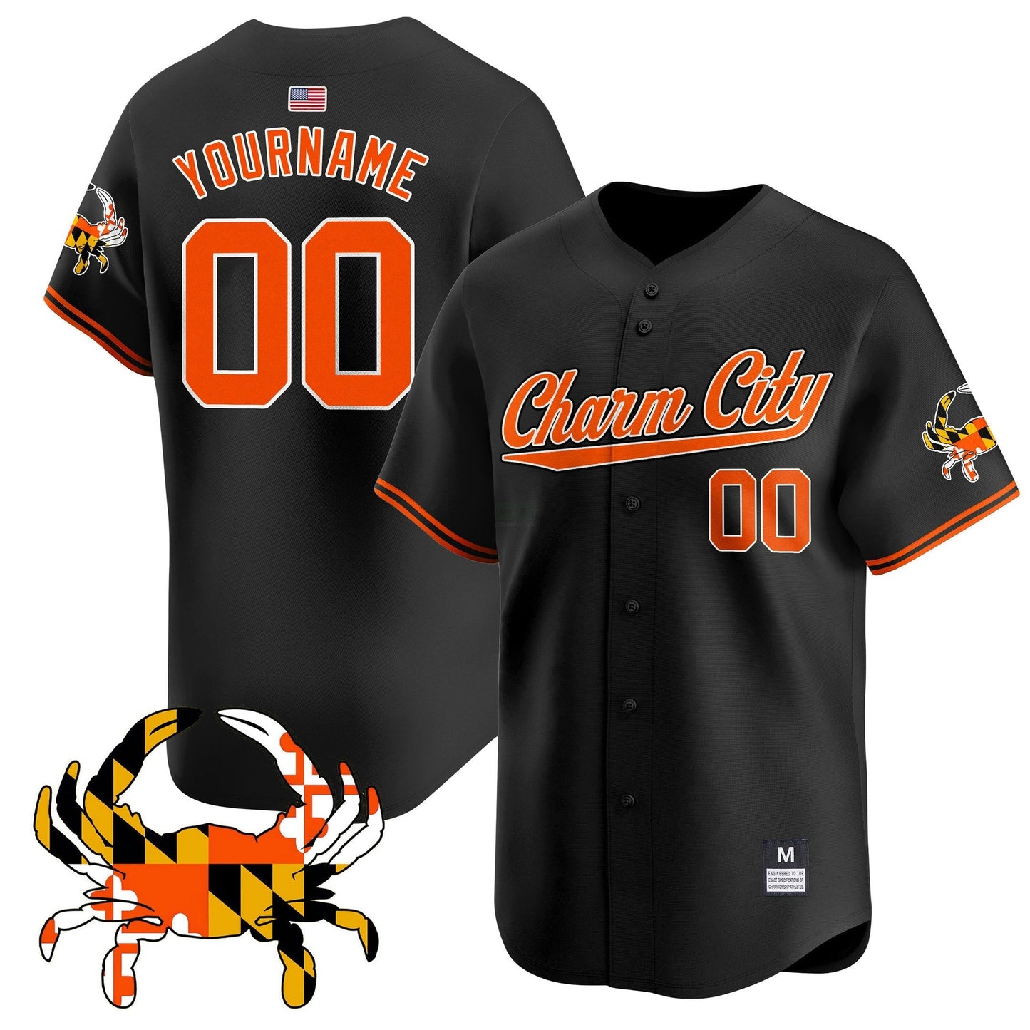 Camisa MLB Baltimore Orioles Charm City Vapor Premier Limited Jersey