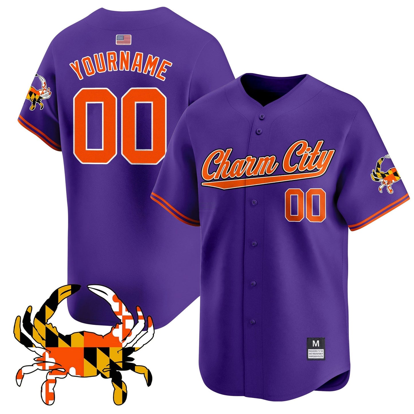 Camisa MLB Baltimore Orioles Charm City Vapor Premier Limited Jersey
