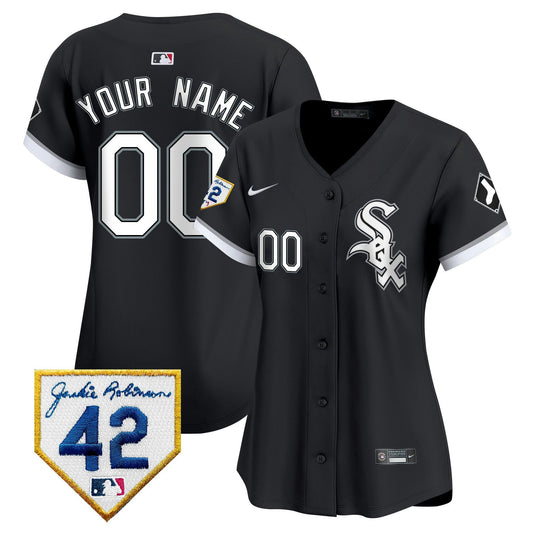 Camisa MLB Chicago White Sox Chicago 2024 Jackie Robinson Patch Vapor Premier Limited Jersey