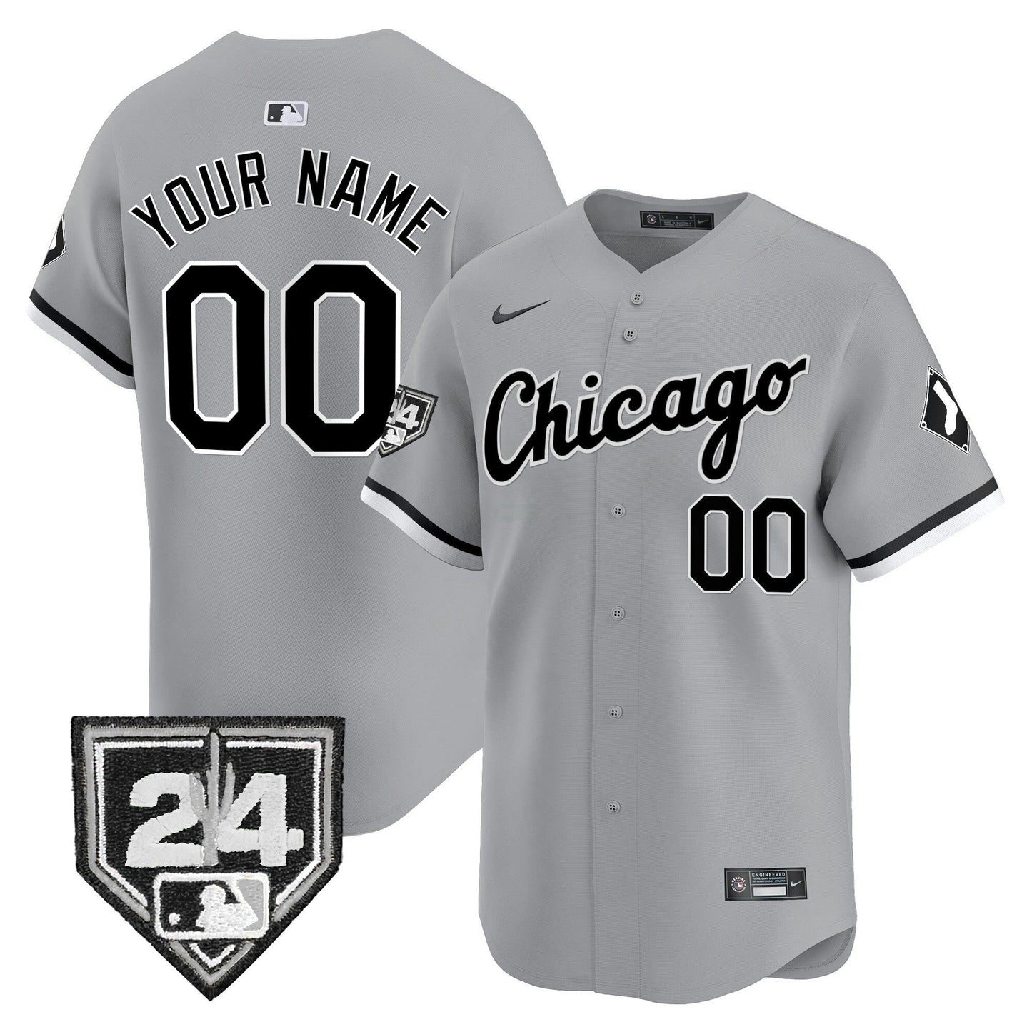 Camisa MLB Chicago White Sox Chicago 2024 Spring Training Patch Vapor Premier Limited Jersey