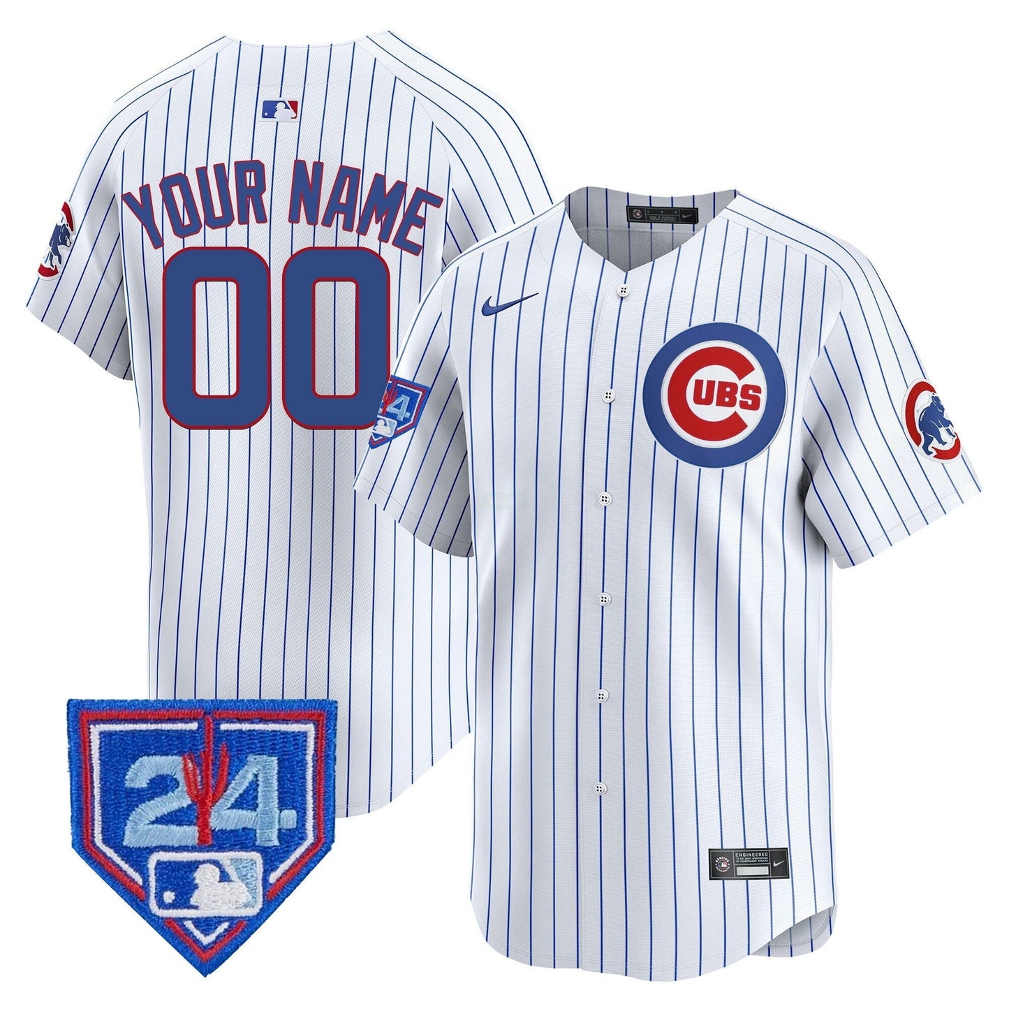 Camisa MLB Chicago Cubs Chicago 2024 Spring Training Patch Vapor Premier Limited Jersey