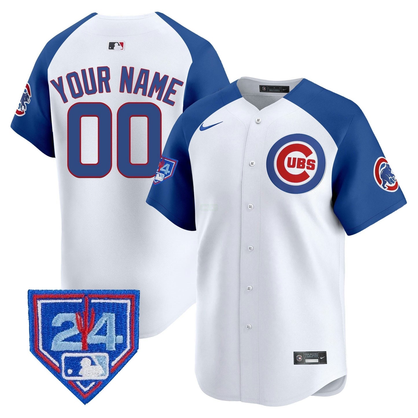 Camisa MLB Chicago Cubs Chicago 2024 Spring Training Patch Vapor Premier Limited Jersey