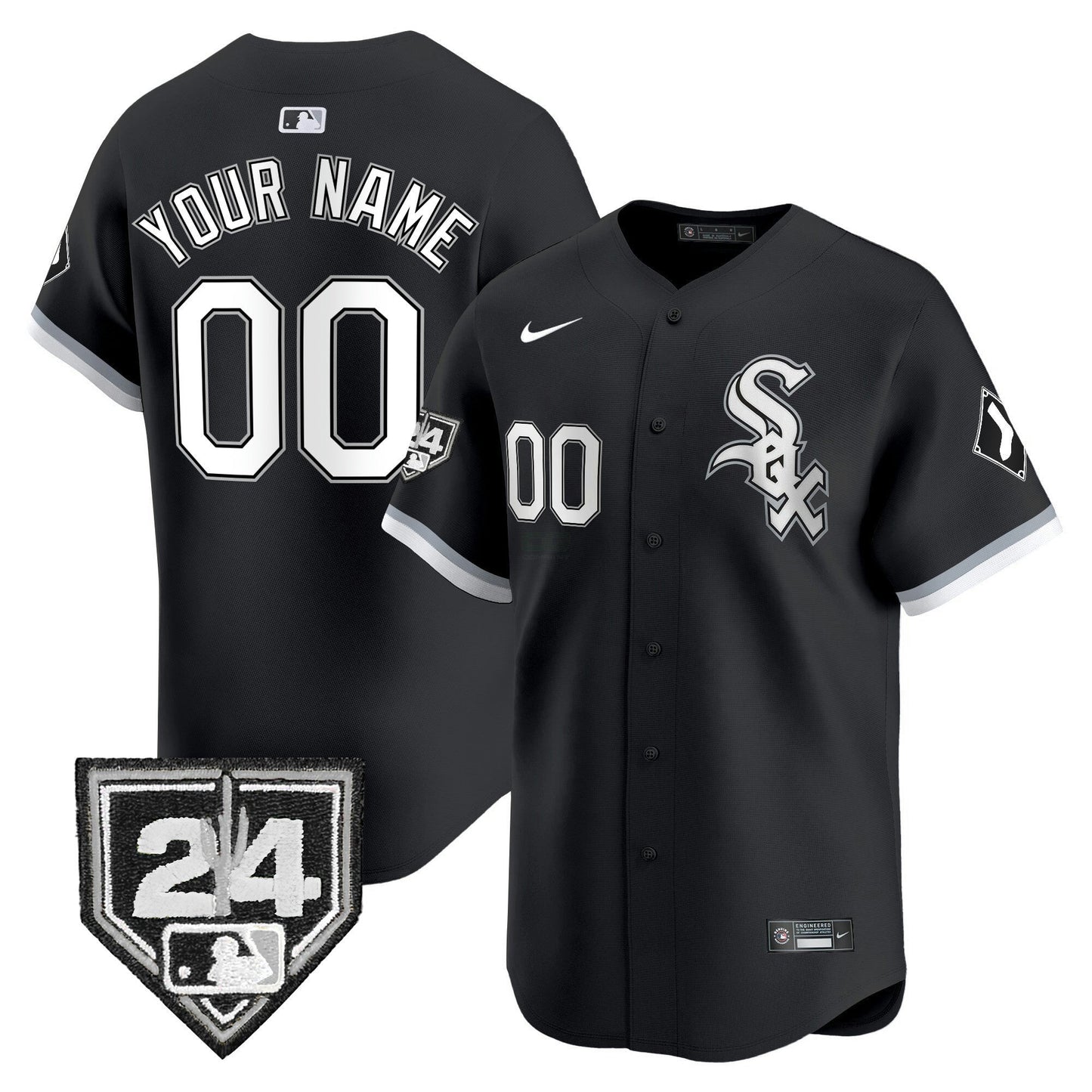 Camisa MLB Chicago White Sox Chicago 2024 Spring Training Patch Vapor Premier Limited Jersey