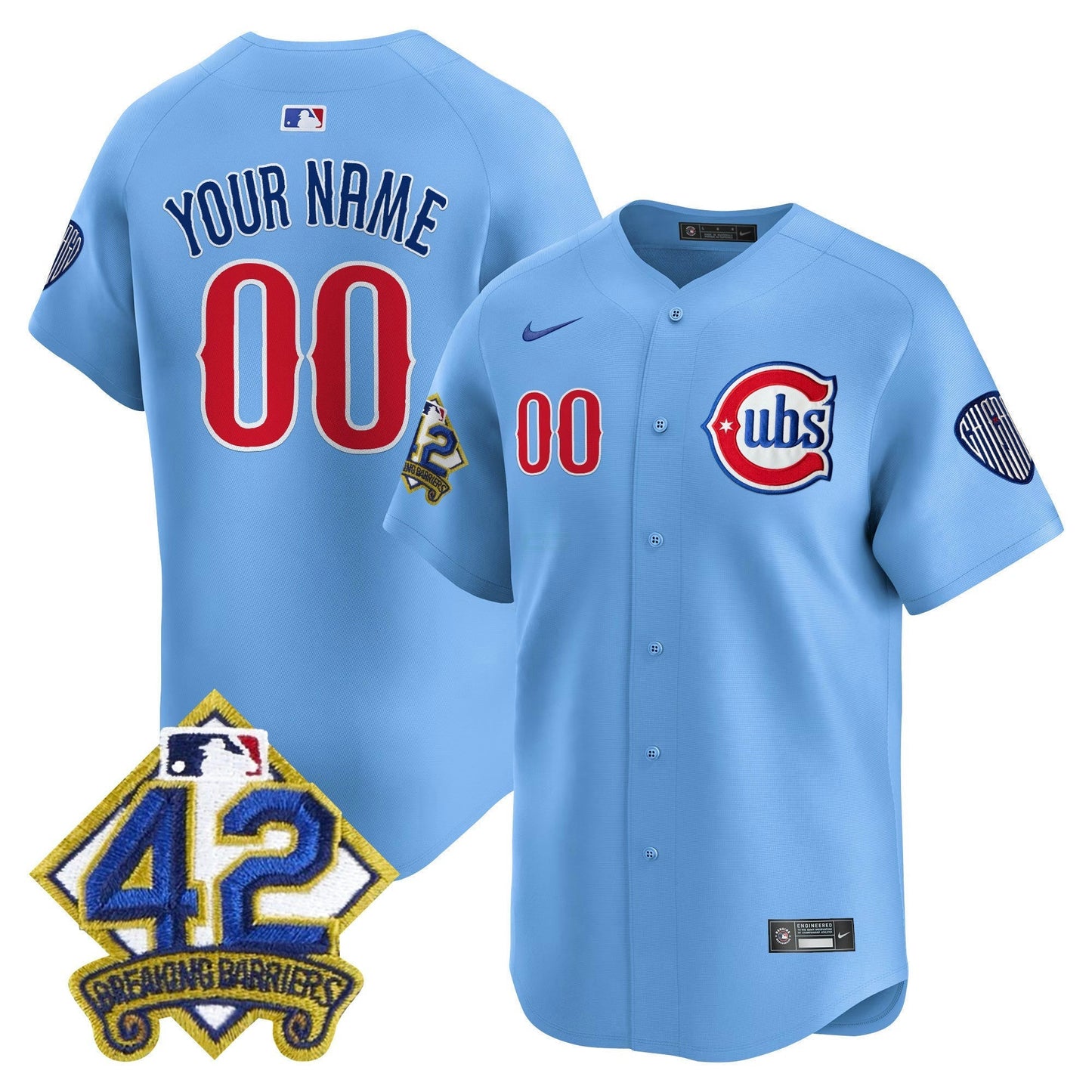 Camisa MLB Chicago 2025 Jackie Robinson Patch Vapor Premier Limited Jersey