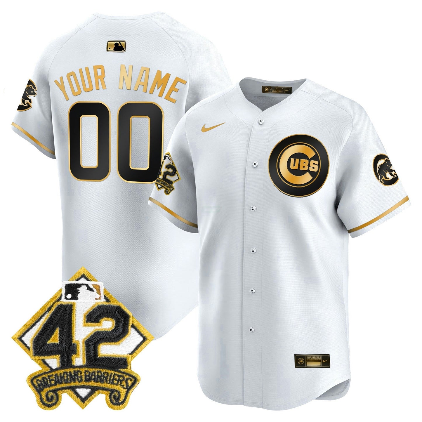 Camisa MLB Chicago 2025 Jackie Robinson Patch Vapor Premier Limited Jersey