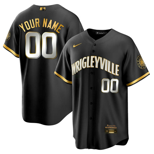 Camisa MLB Chicago Cubs Chicago Gold Jersey