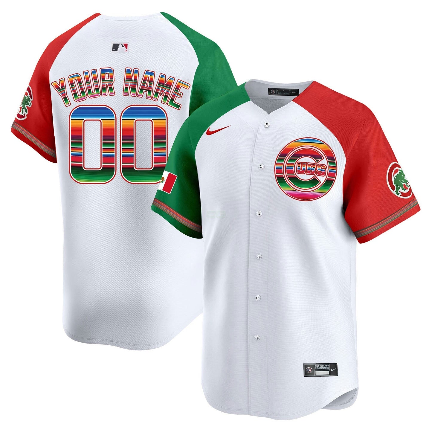 Camisa MLB Chicago Cubs Chicago Mexico Vapor Premier Limited Jersey