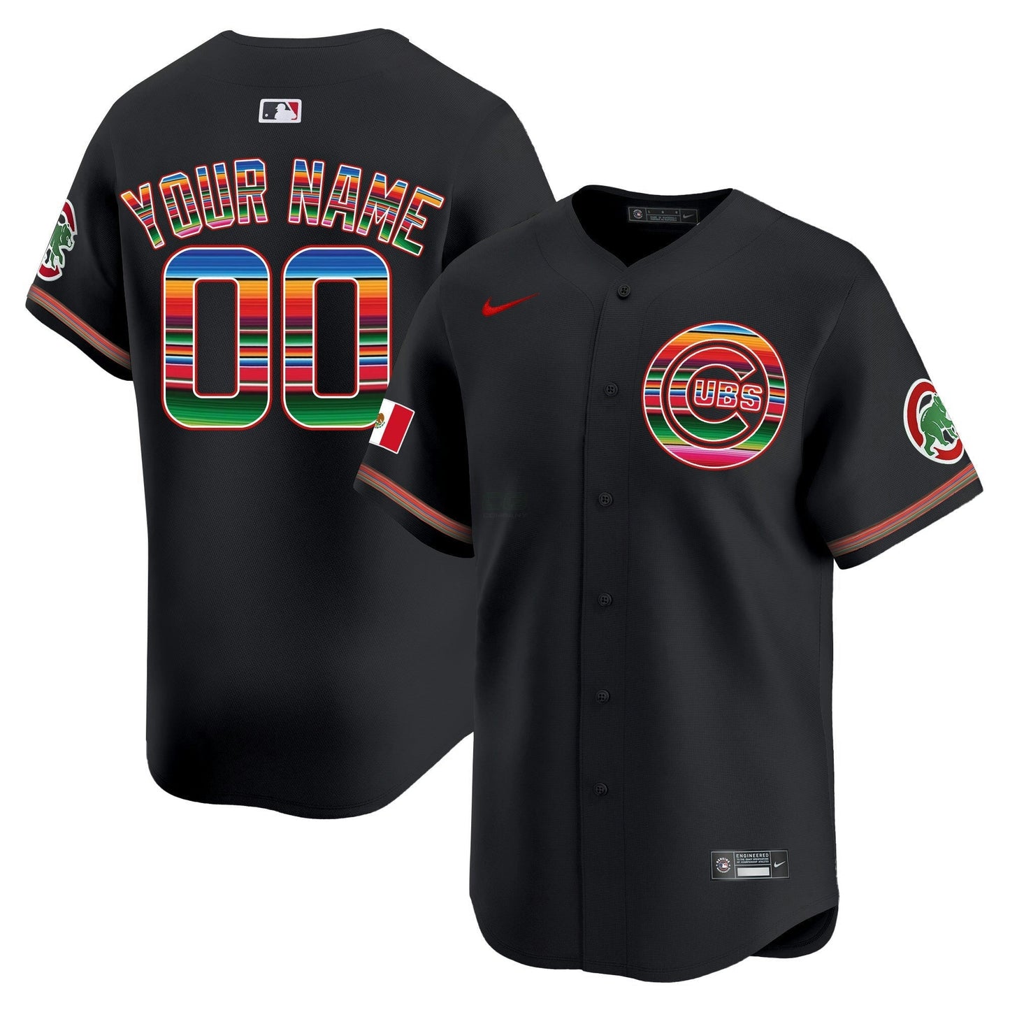 Camisa MLB Chicago Cubs Chicago Mexico Vapor Premier Limited Jersey