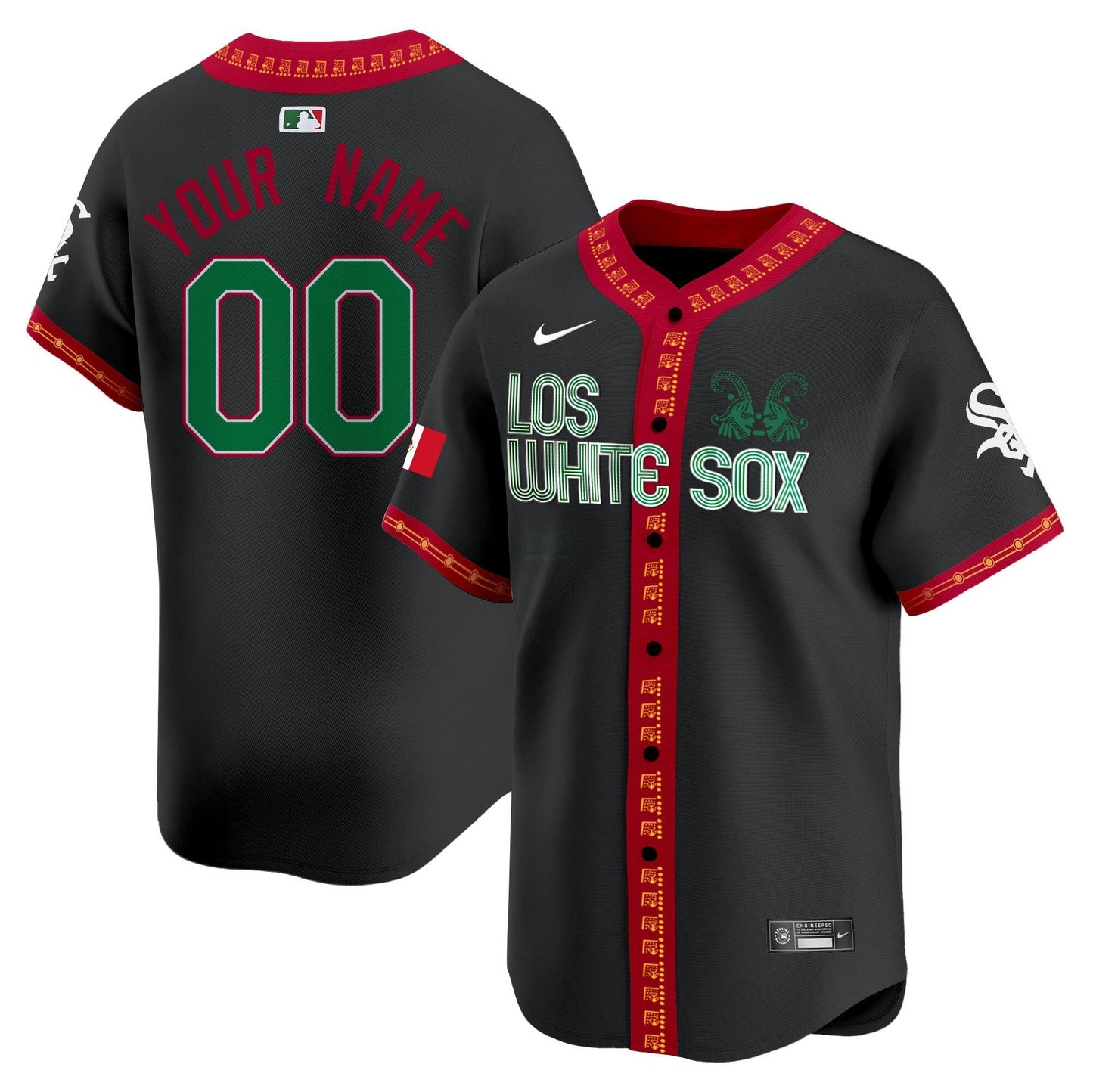 Camisa MLB Chicago White Sox Chicago Mexico Vapor Premier Limited Jersey