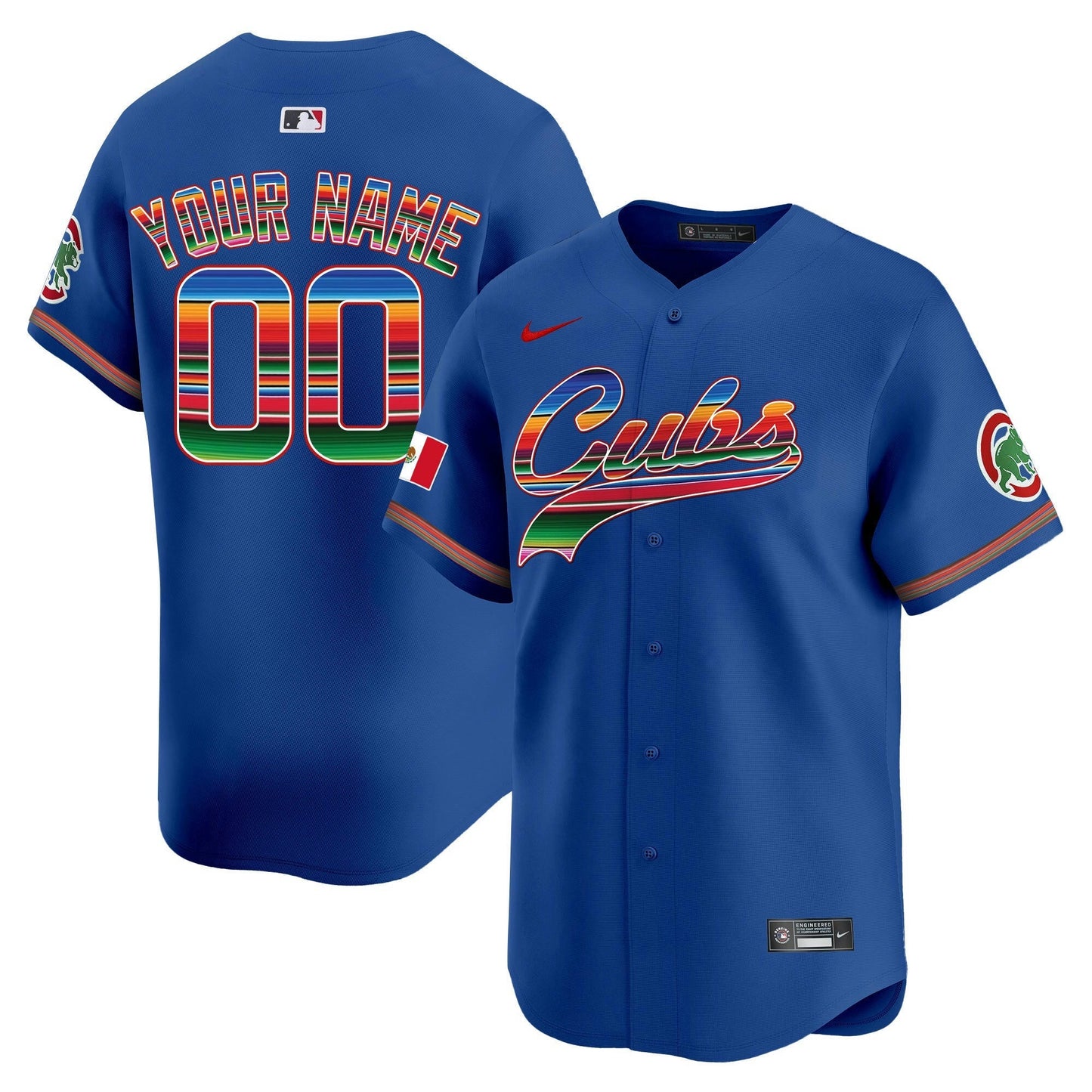Camisa MLB Chicago Cubs Chicago Mexico Vapor Premier Limited Jersey V2