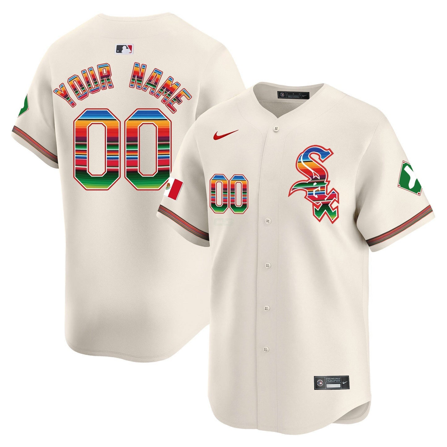 Camisa MLB Chicago White Sox Chicago Mexico Vapor Premier Limited Jersey V2