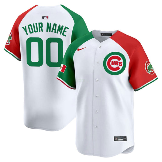 Camisa MLB Chicago Cubs Chicago Mexico Vapor Premier Limited Jersey V3