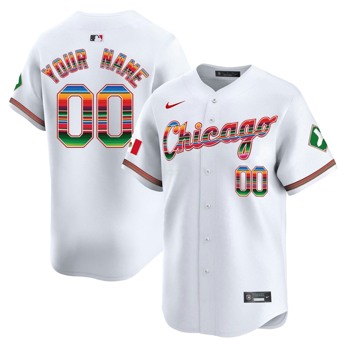 Camisa MLB Chicago White Sox Chicago Mexico Vapor Premier Limited Jersey V3