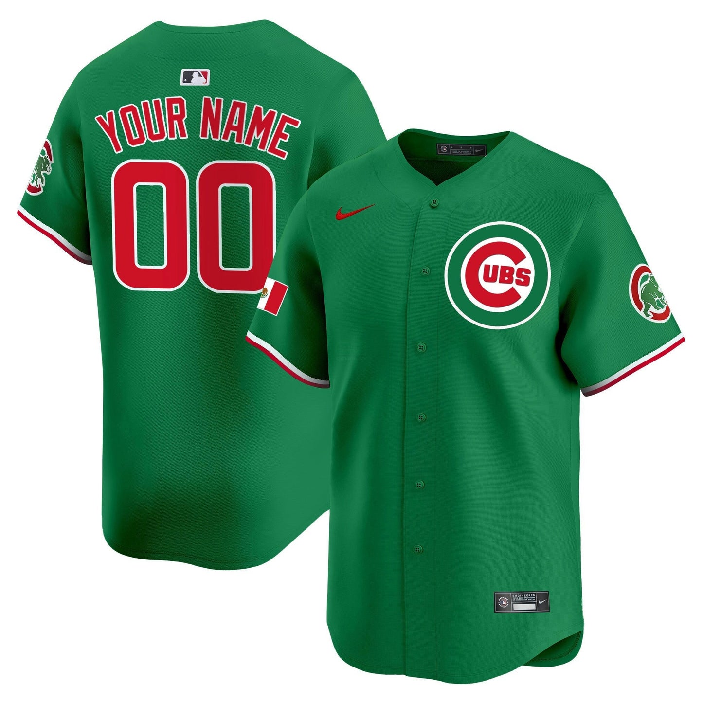 Camisa MLB Chicago Cubs Chicago Mexico Vapor Premier Limited Jersey V3