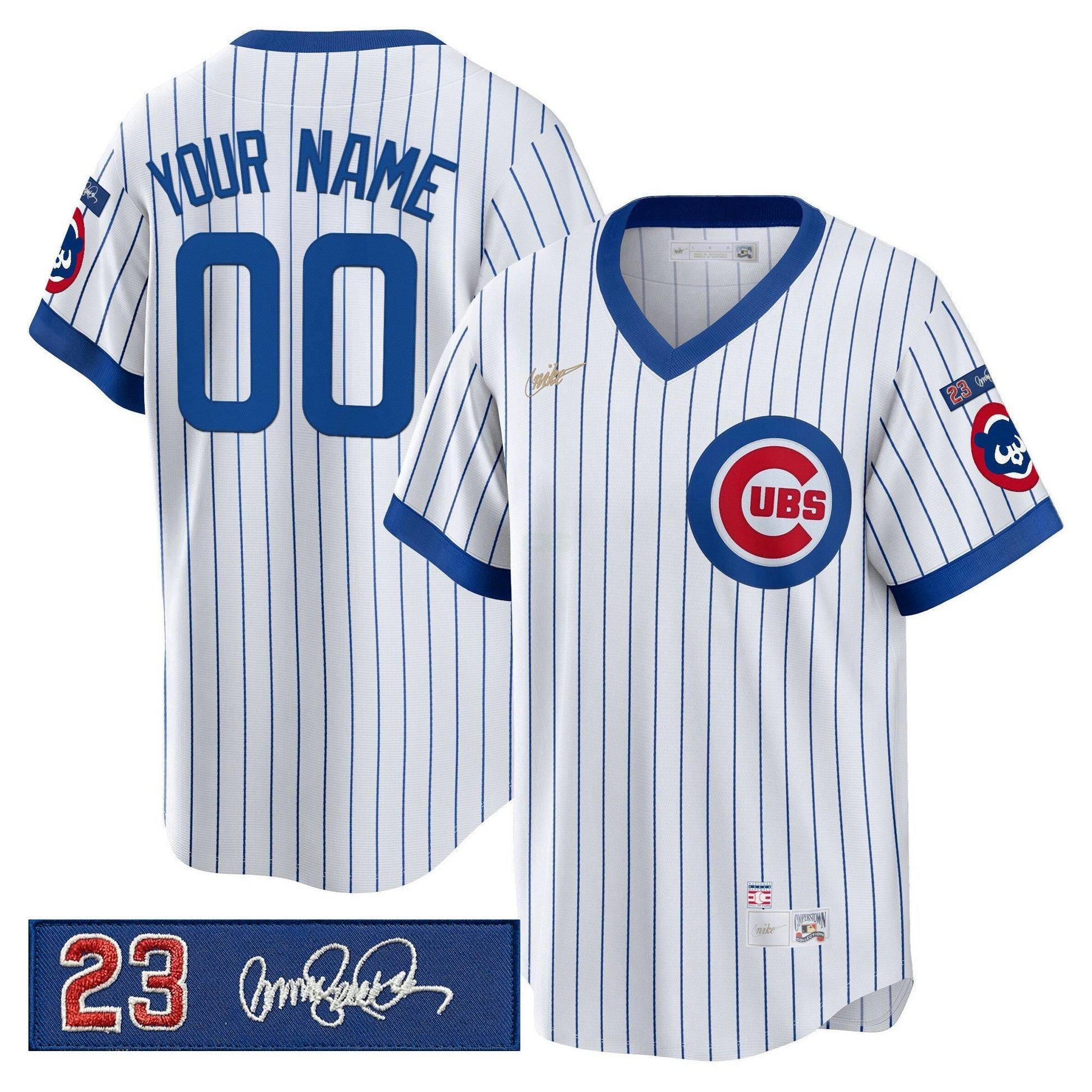 Camisa MLB Chicago ‘Ryne Sandberg Tribute Patch’ Cooperstown Jersey