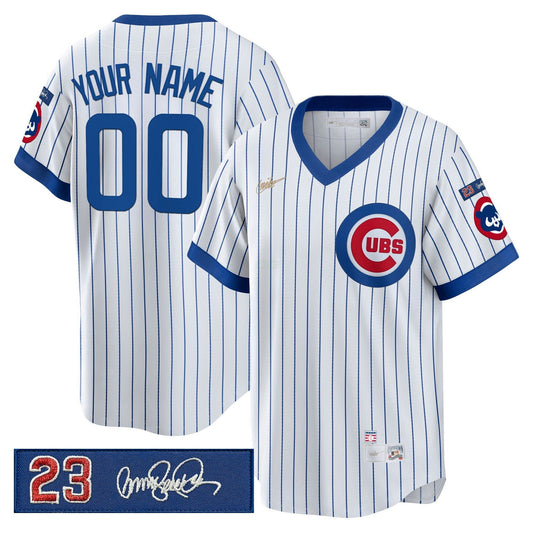 Camisa MLB Chicago ‘Ryne Sandberg Tribute Patch’ Cooperstown Jersey