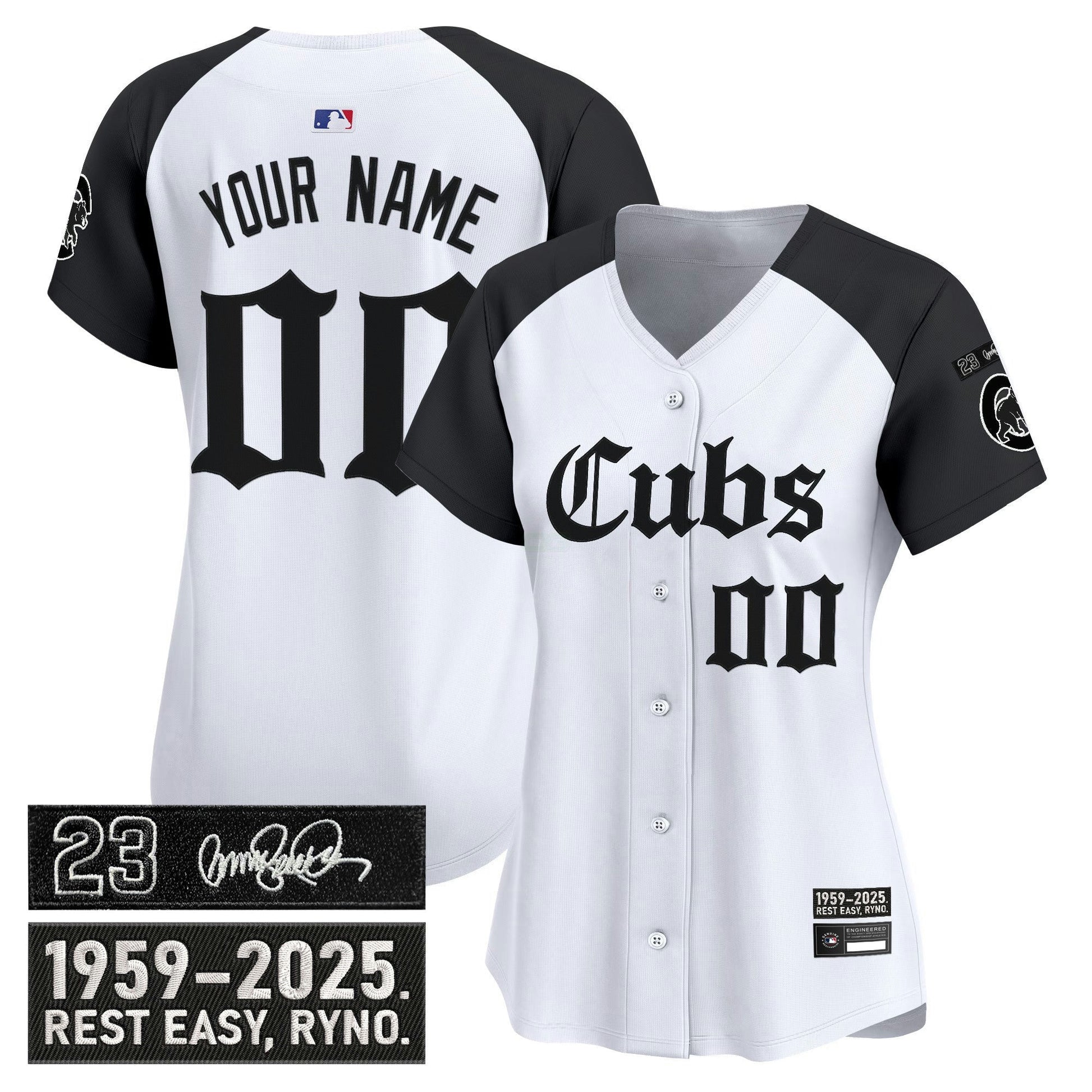 Camisa MLB Chicago ‘Ryne Sandberg Tribute’ Vapor Premier Limited Jersey – Gothic Edition
