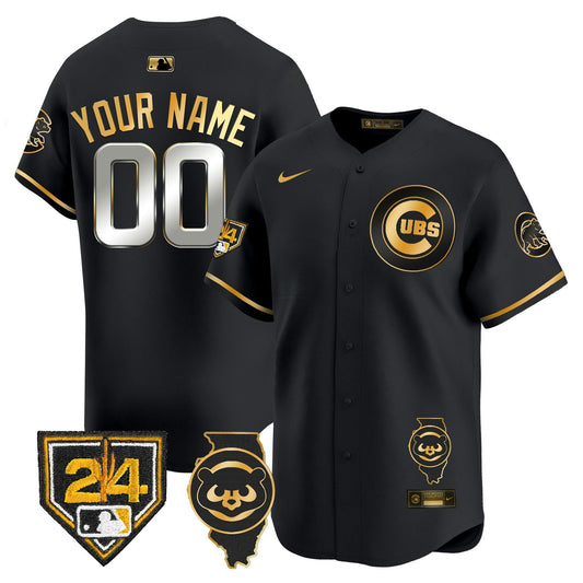 Camisa MLB Chicago Spring Training & Illinois Patch Vapor Premier Limited Jersey