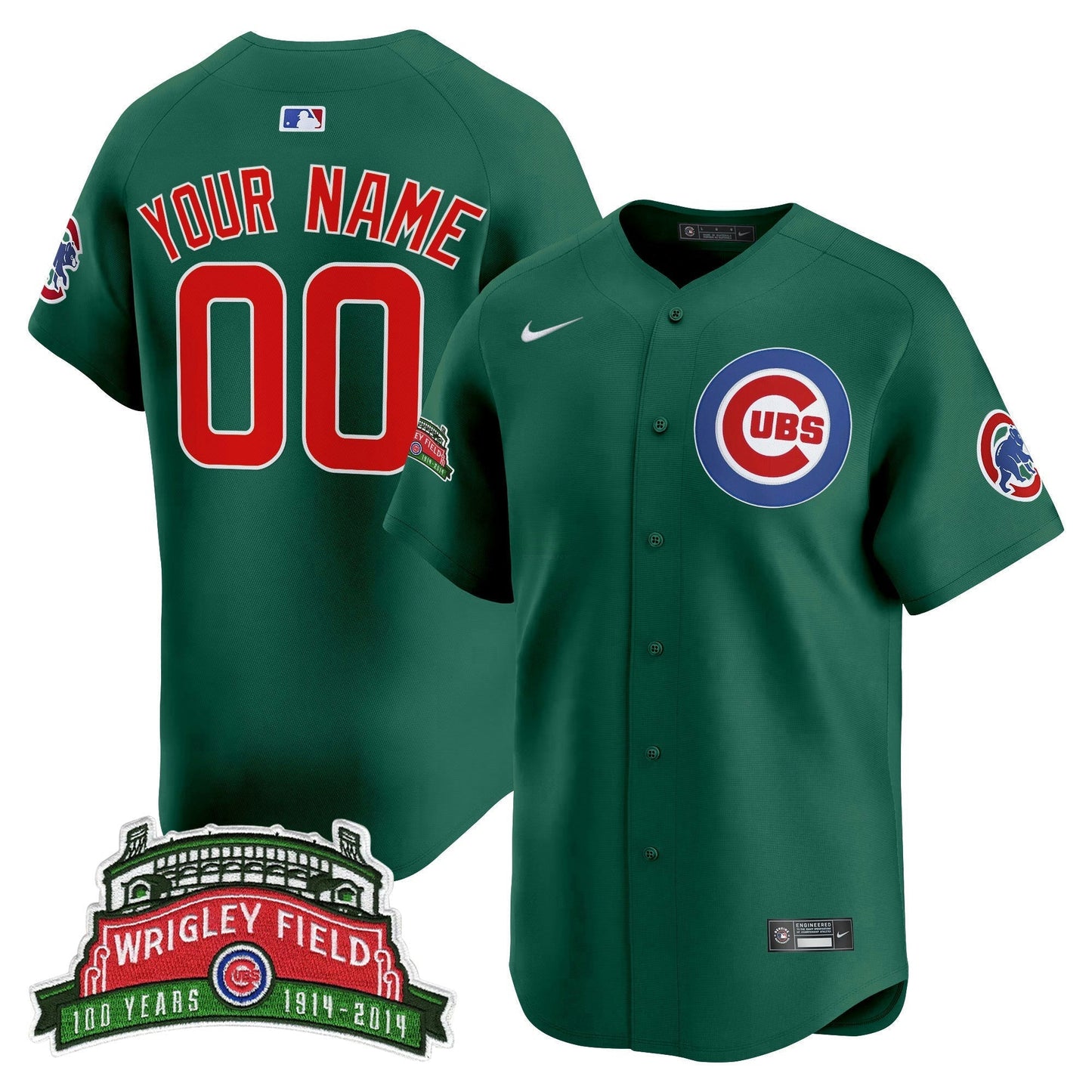 Camisa MLB Chicago Wrigley Field Style Vapor Premier Limited Jersey
