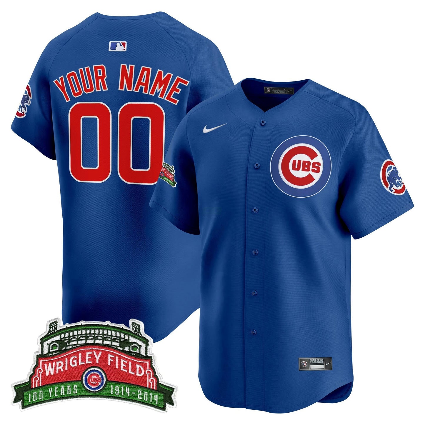 Camisa MLB Chicago Wrigley Field Style Vapor Premier Limited Jersey