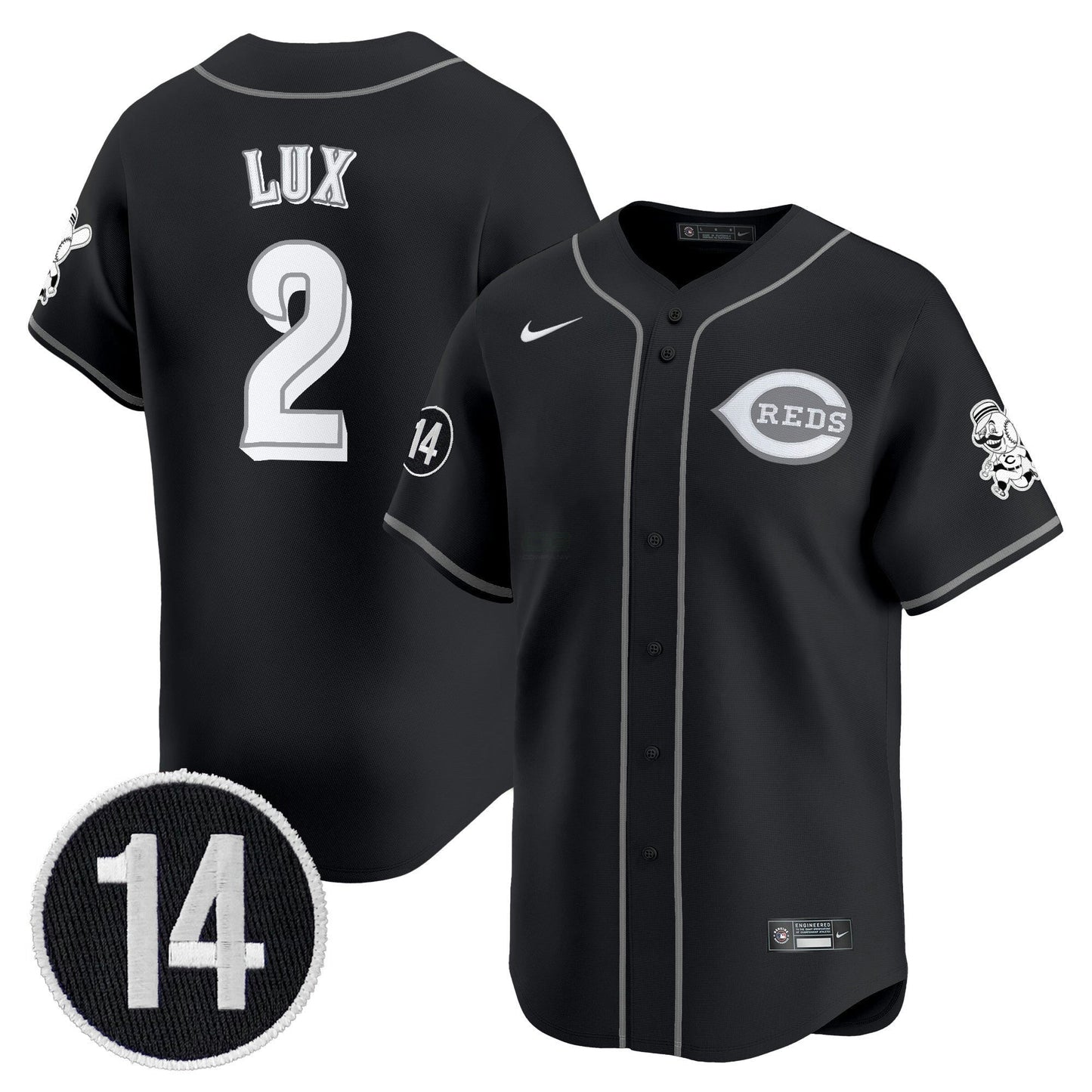 Camisa MLB Cincinnati 2025 Lights Out Vapor Premier Limited Jersey – Pete Rose Patch