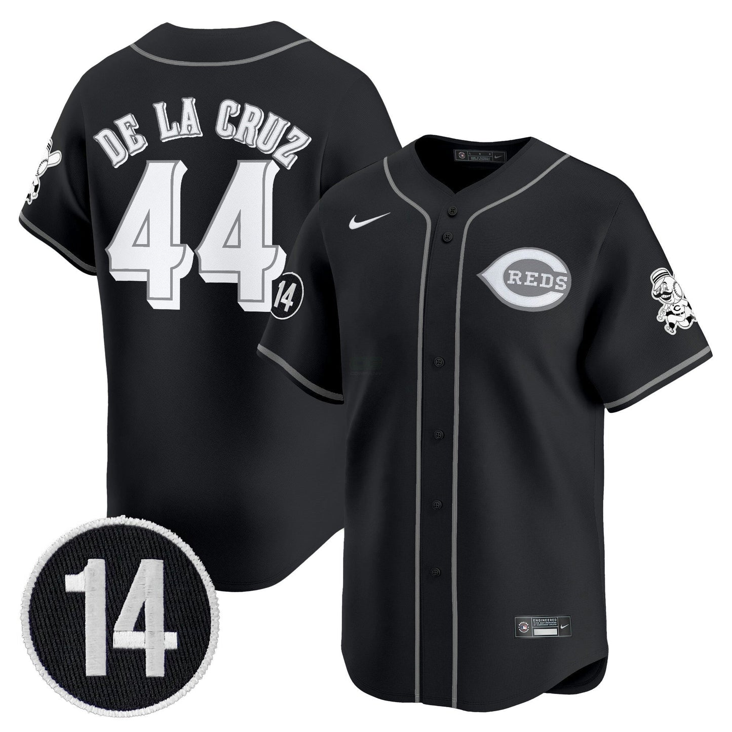 Camisa MLB Cincinnati 2025 Lights Out Vapor Premier Limited Jersey – Pete Rose Patch
