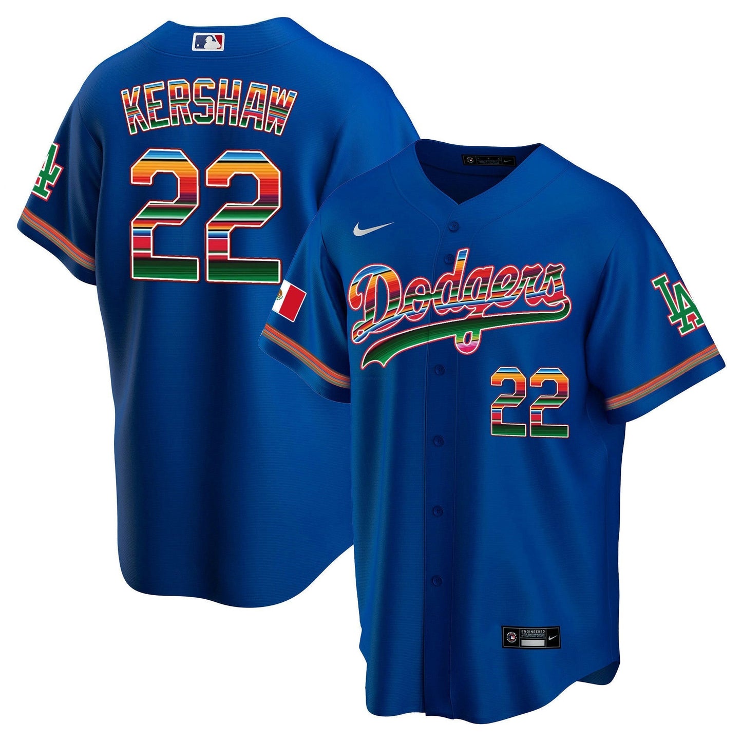 Camisa MLB Clayton Kershaw Mexico Cool Base Limited Jersey