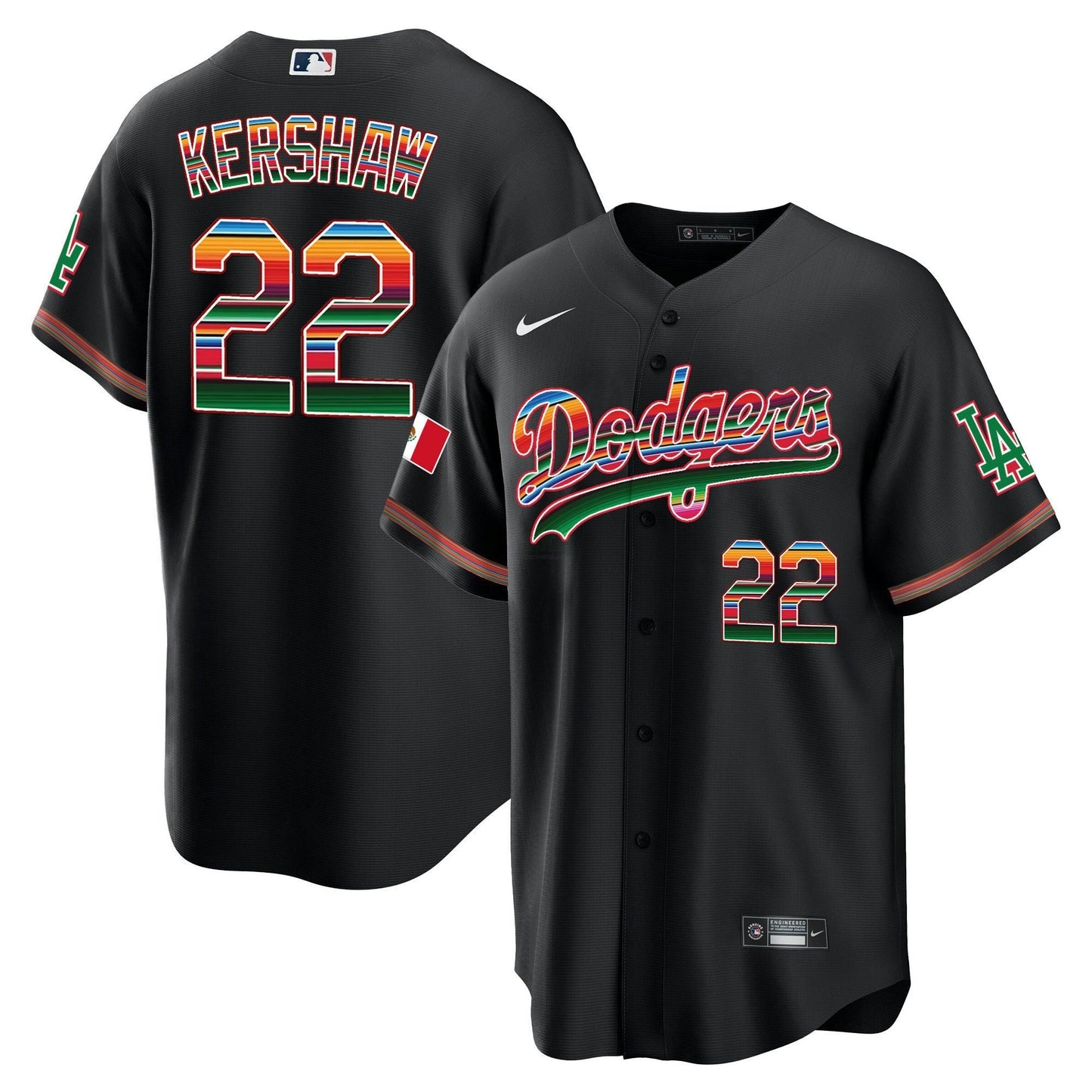 Camisa MLB Clayton Kershaw Mexico Cool Base Limited Jersey