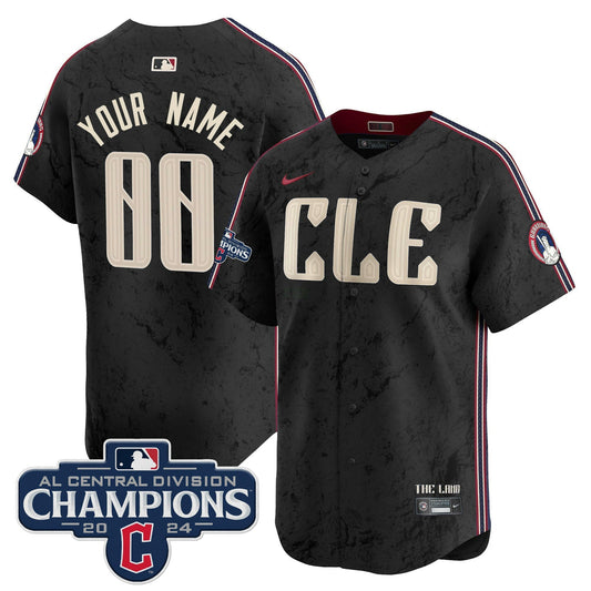 Camisa MLB Cleveland 2024 AL Central Division Champions Vapor Premier Limited Jersey