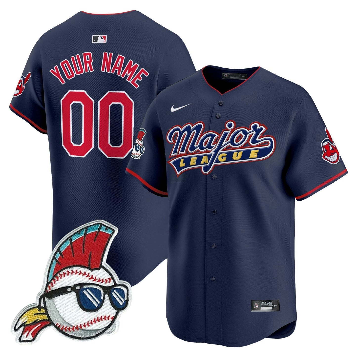 Camisa MLB Cleveland Indians Major League Vapor Premier Limited Jersey